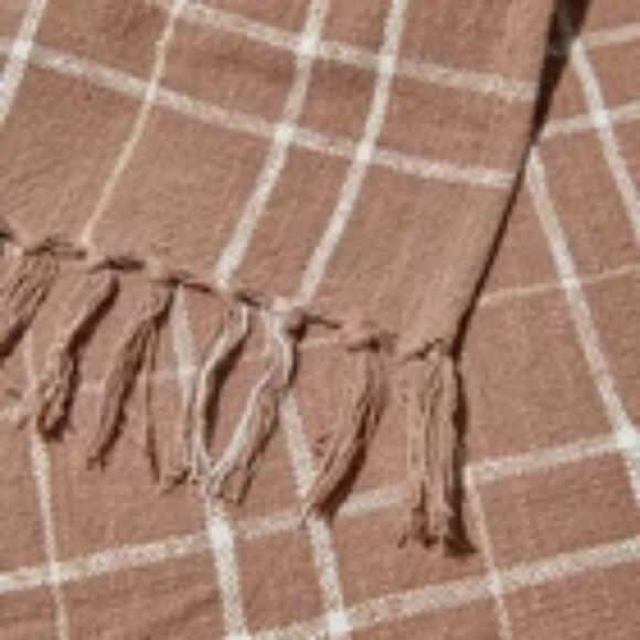 Little Korboose by April Nemeth Woven Throw Blanket – 100% Cotton Tan - Picture 3 of 5